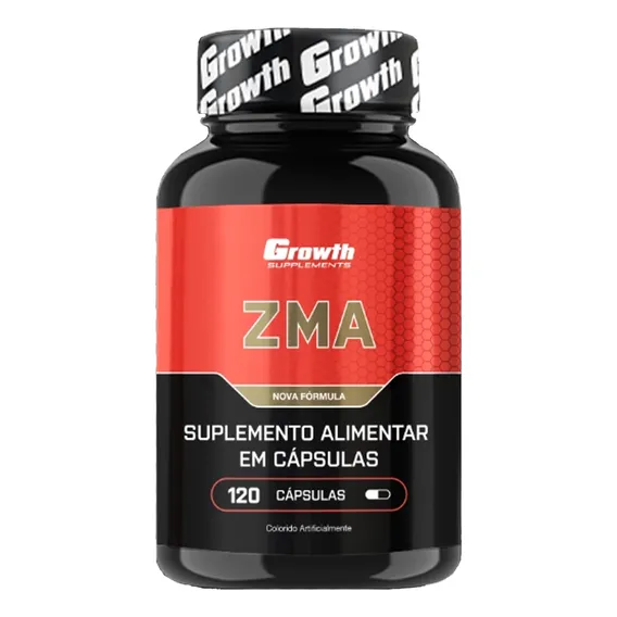 Zma (120 Caps) - Growth Supplements Sabor Natural Foto 1