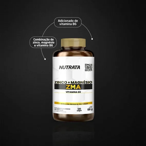 Zma Factor - 120 Cápsulas - Nutrata Sabor Sem sabor Foto 1