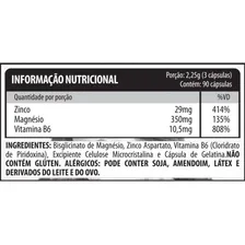Zma Importado One Pharma Zinco Magnésio Vitamina B6 Foto mini  2