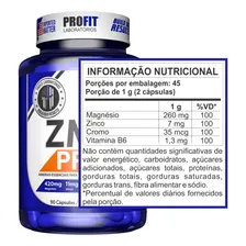 Zma Pro Profit Labs 90 cápsulas Suplemento Foto mini  2