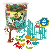 Zoológico Balde Com Figuras 1040 - Gulliver Foto mini  3