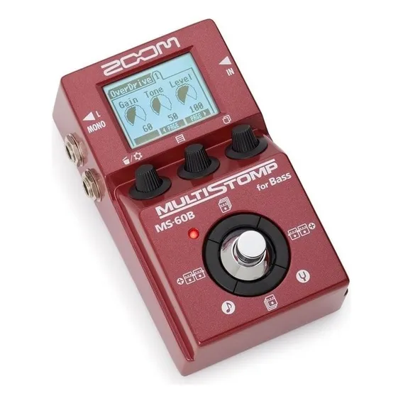 Zoom Ms-60b - Pedal Multiefeitos Para Baixo Pedaleira Foto 1