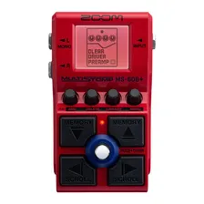 Zoom Pedal Para Baixos Multiefeitos Stompbox Ms-60b+ Cor Vermelho Foto  mini 1