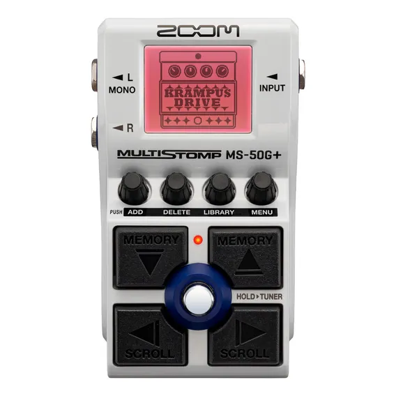 Zoom Pedal Para Guitarra Multiefeitos Stompbox Ms-50g+ Cor Prateado Foto 1