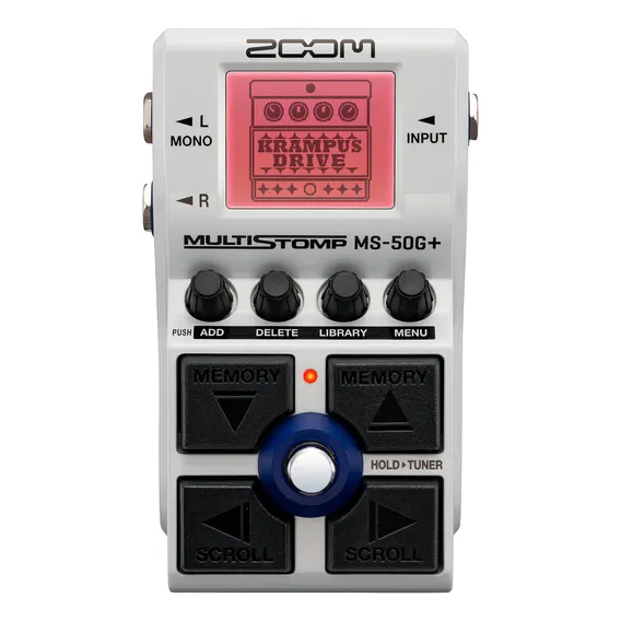 Zoom Pedal Para Guitarra Multiefeitos Stompbox Ms-50g+ Cor Prateado Foto 1