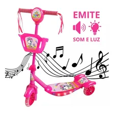 Zoop Toys patinete musical 3 rodas luz e som rosa Foto mini 3